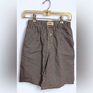 Oddli Navy and White Gingham Boxer Shorts